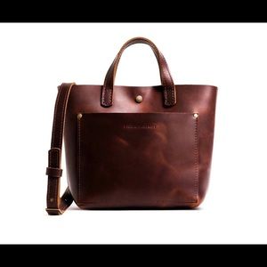 Portland Leather Goods brown crossbody